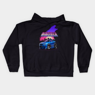 Nissan Skyline R34 Godzilla Design Kids Hoodie